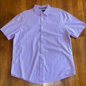 Alfani Purple Button Down Shirt XL